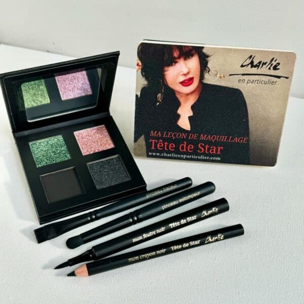 KIT YEUX «Tête de Star» pour la trousse de maquillage.